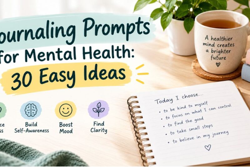 Journaling Prompts for Mental Health: 30 Easy Ideas